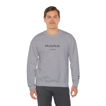 mama sweatshirt | simple script mom pullover - TRV