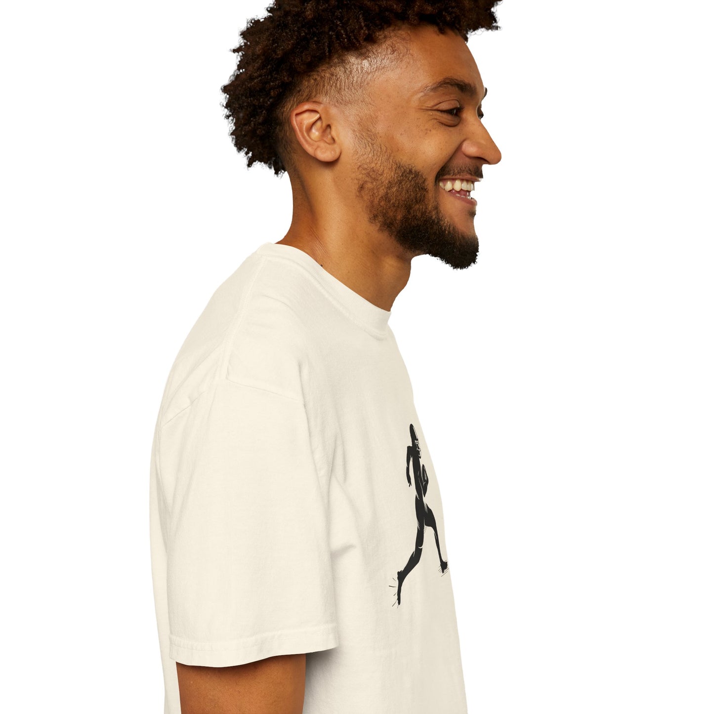 Football Player Graphic Unisex T-Shirt, Casual Sports Tee, Gift for Athletes, Workout Shirt, Everyday Wear, Unique Running Apparel