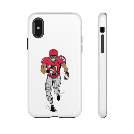 Football Player Tough Case, Sports Phone Cover, Athlete Gift, Tough Phone Case, Fall Sports, Football Lover's Accessory - TRV