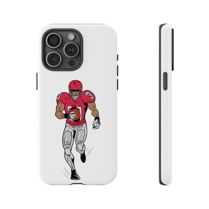 Football Player Tough Case, Sports Phone Cover, Athlete Gift, Tough Phone Case, Fall Sports, Football Lover's Accessory - TRV