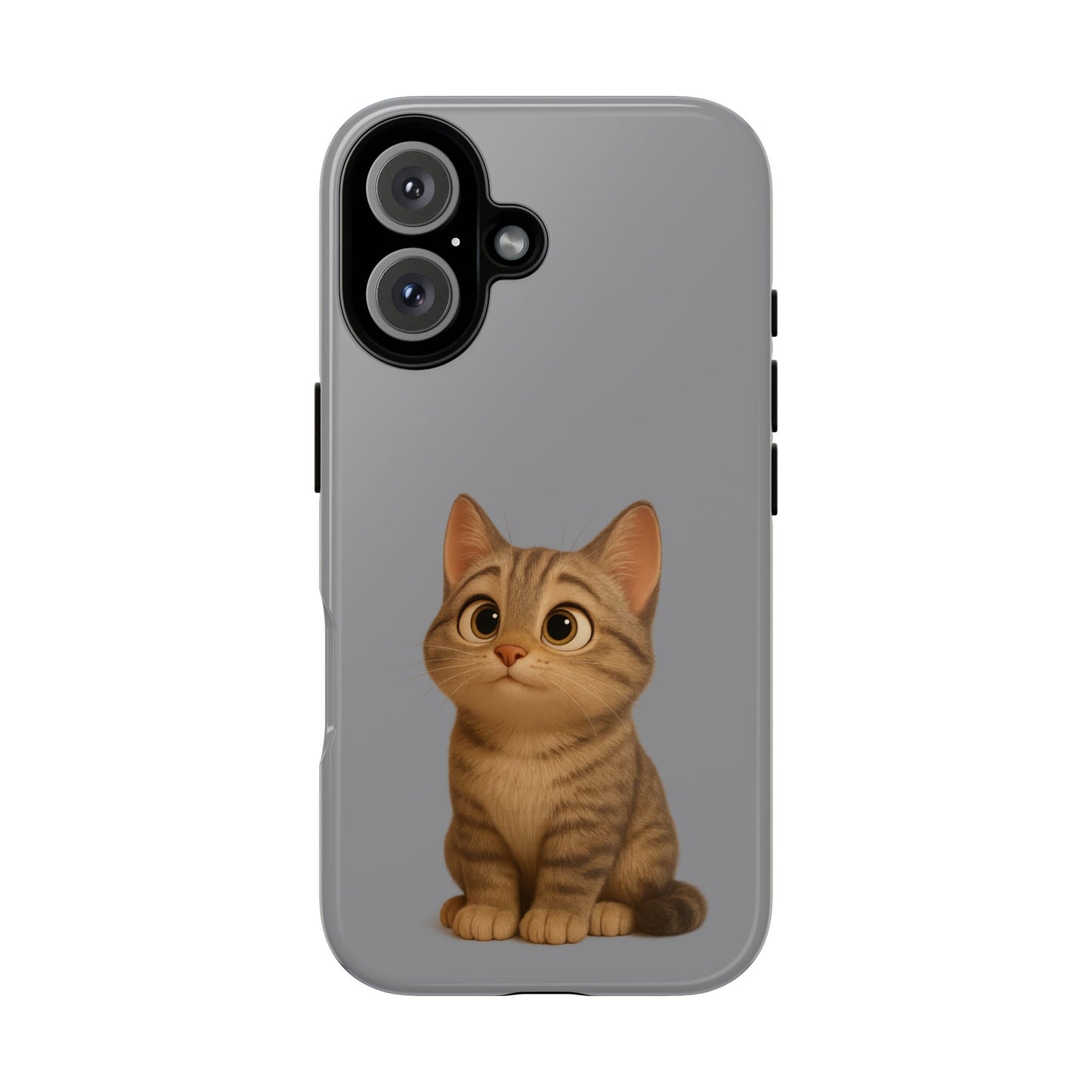 Cute Cat Phone Case, Kawaii Pet Accessory, Gift for Cat Lovers, Animal Phone Cover for Kids, Unique Kitty Design, Birthdays, Holidays - TRV