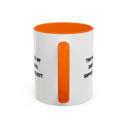 Emotional Support Coffee Mug, Funny Gift for Coffee Lovers, Unique Office Mug, Self-Care Gift, Cute Ceramic Mug