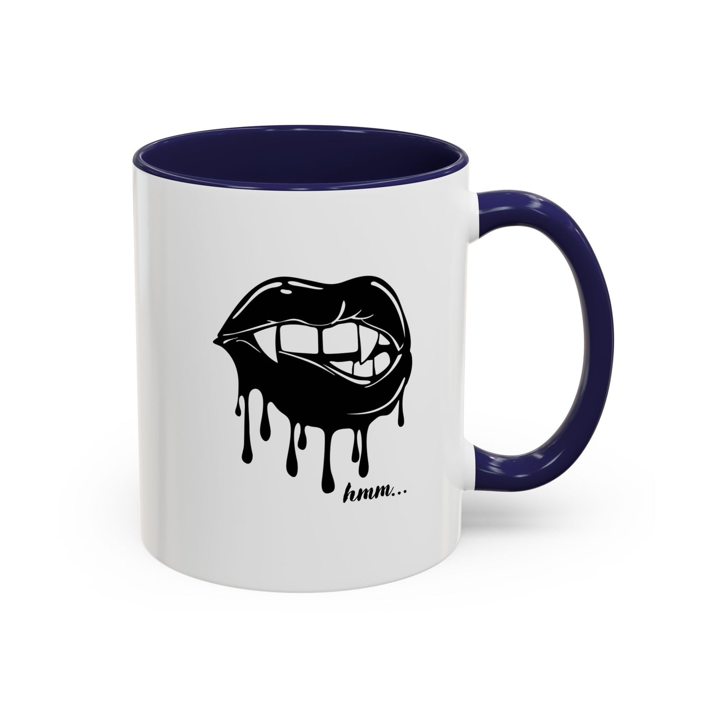 Vampire Lip Accent Coffee Mug - 11oz & 15oz - Unique Halloween Gift