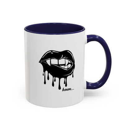 Vampire Lip Accent Coffee Mug - 11oz & 15oz - Unique Halloween Gift