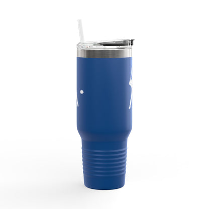 Baseball-Themed Insulated Travel Mug, Perfect for Fans & Athletes, Gift for Sports Lovers, 40oz Drinkware for Home & Road - TRV