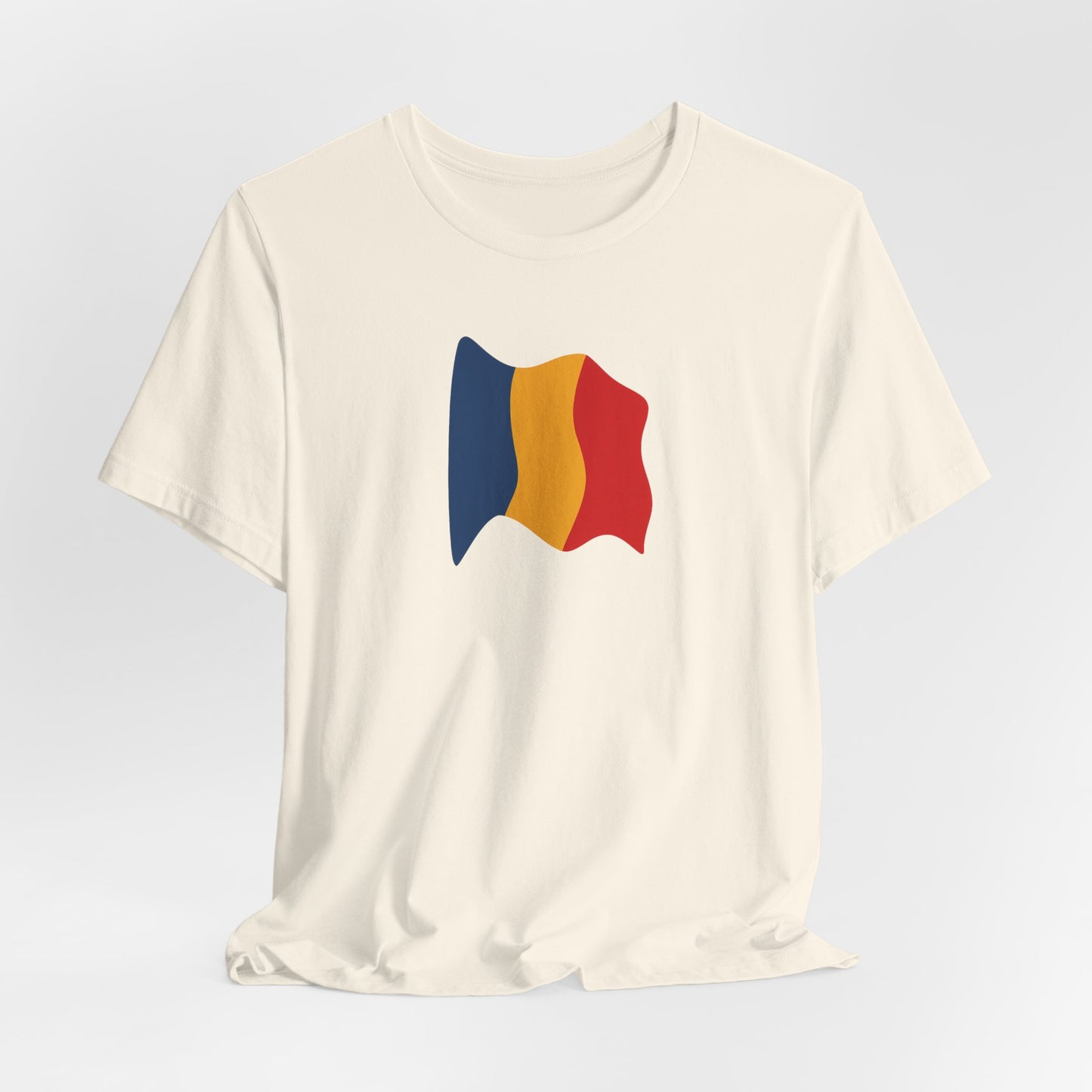 Romanian Flag Unisex Short Sleeve Tee, Casual Shirt, Travel T-Shirt, Gift for Romanians, Summer Outfit, Everyday Wear