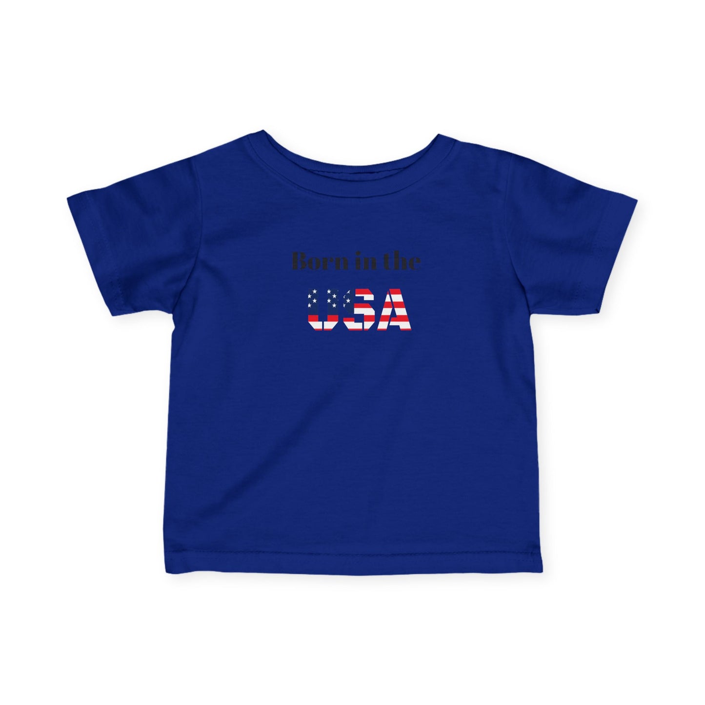 Patriotic Infant Tee - Born in the USA Apparel, Baby Gifts, 4th of July Outfit, Newborn Clothing, Toddler Shirt, Independence Day