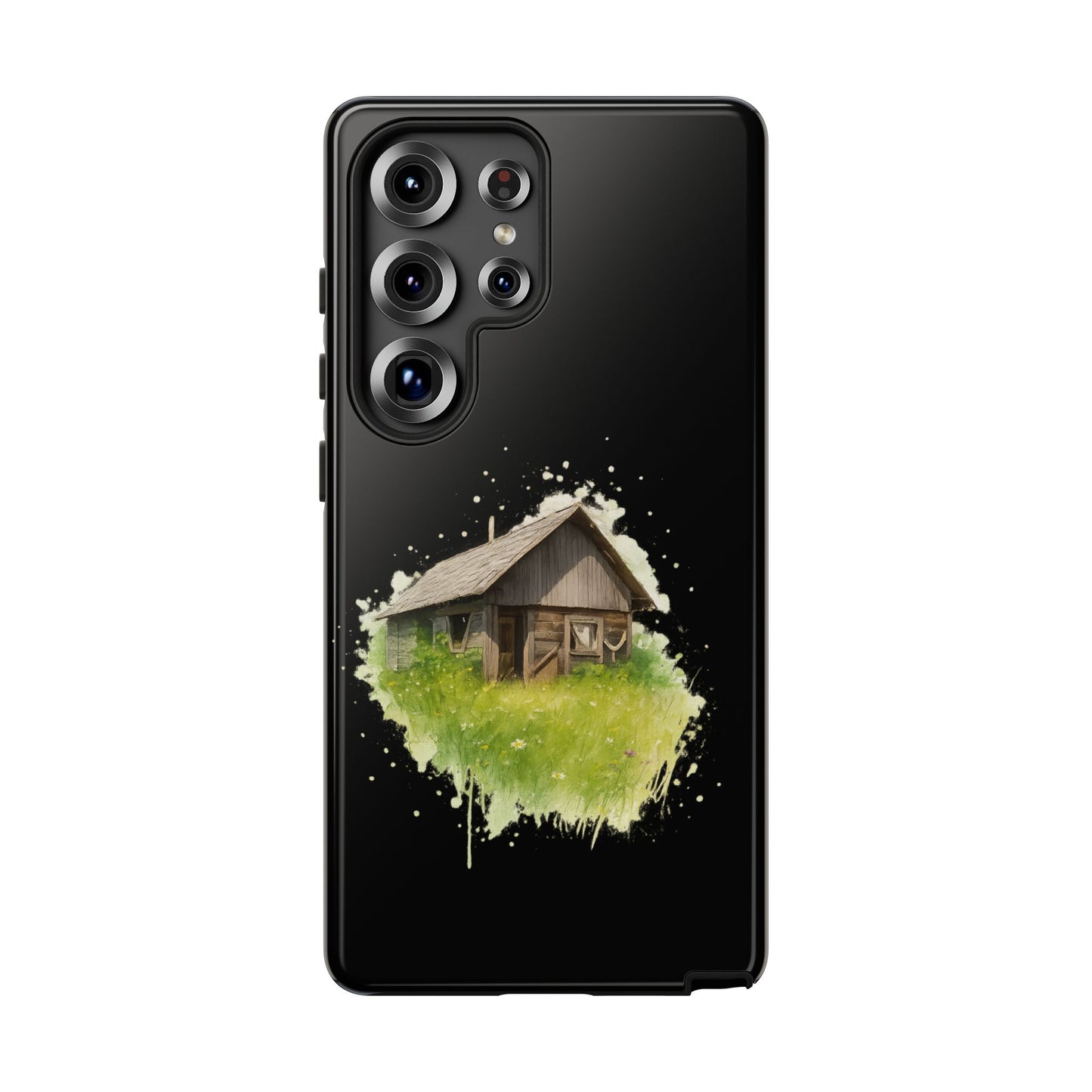 Rustic Farmhouse Phone Case, Cute Cottage Design, Tough Cases for Nature Lovers, Eco-Friendly Gift, Customizable Tech Accessories - TRV