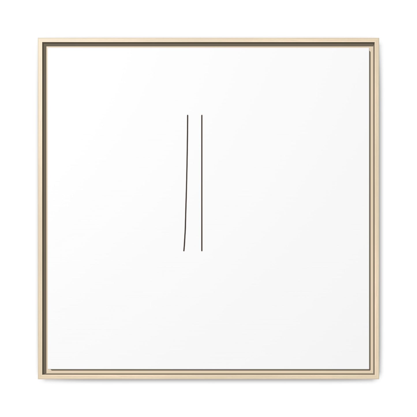Minimal Line Art | Matte Canvas Framed