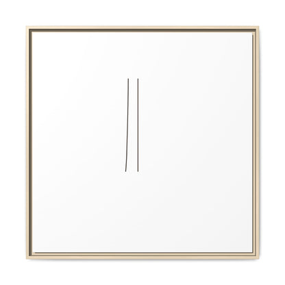 Minimal Line Art | Matte Canvas Framed