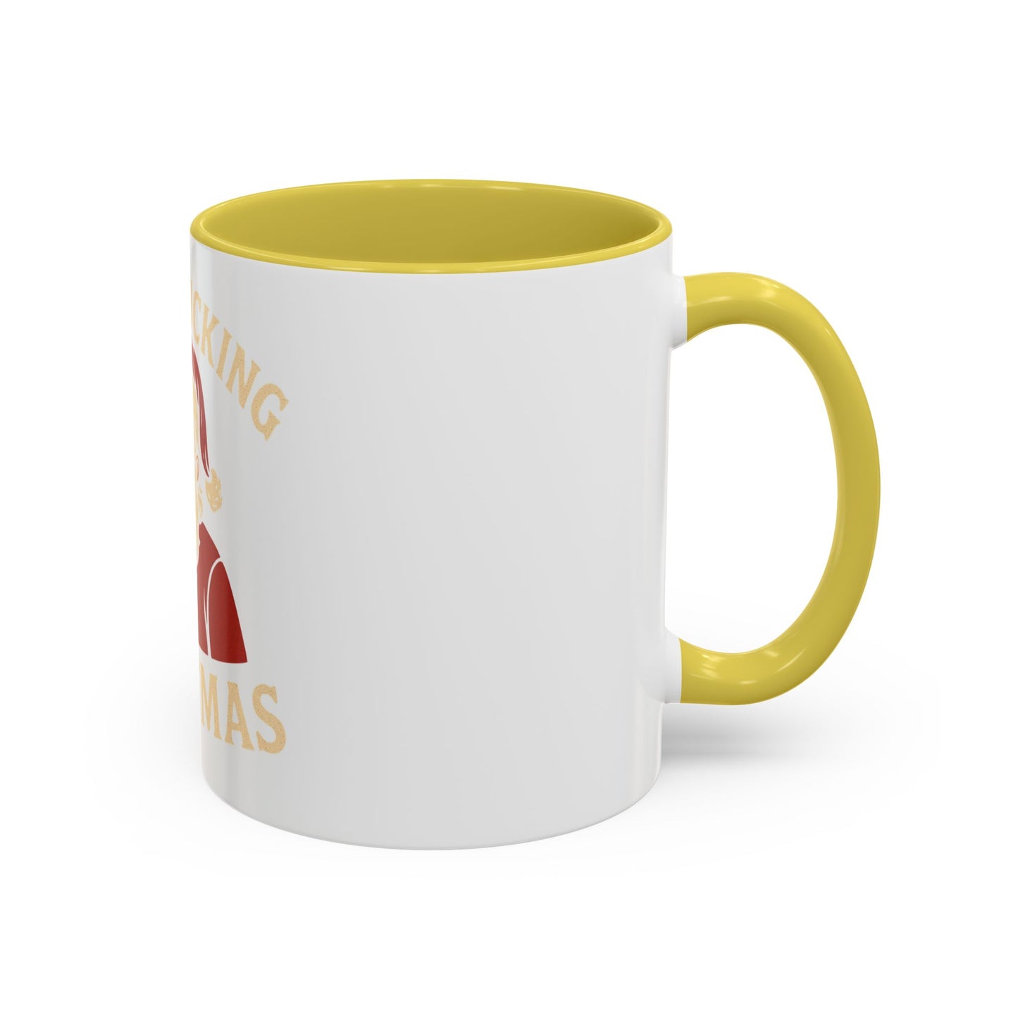 Merry Fucking Christmas Mug — Funny Santa Middle Finger Coffee Cup (11oz & 15oz)