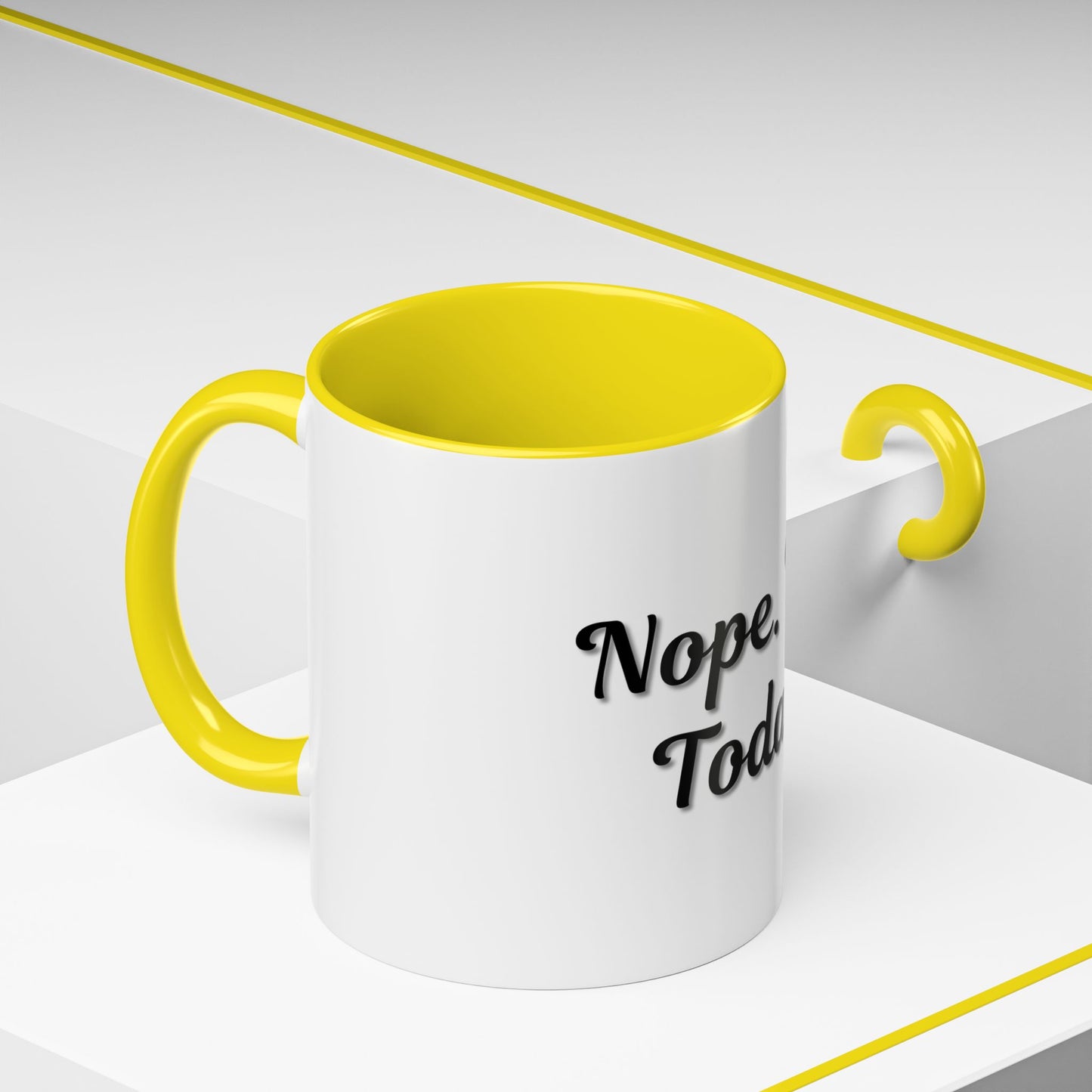 Nope Not Today Coffee Mug - Fun Ceramic Mug for Coffee Lovers - TRV