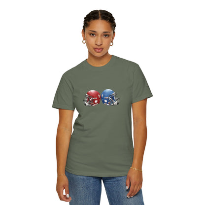 Unisex Football Rivalry T-Shirt - Perfect Gift for Game Day, Sports Fans, Tailgating, Football Season, Team Spirit Gear