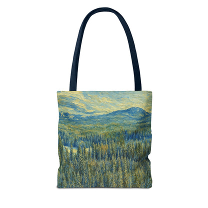 Nature-Inspired Tote Bag, Eco-Friendly Carryall, Bohemian Style Purse, Art Tote, Great Gift for Nature Lovers, Shopping Bag, Travel [...] - TRV