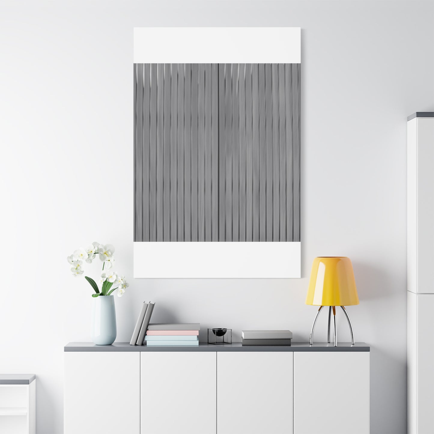 Modern Striped Canvas Art - 1.25" Stretched Wall Decor - TRV