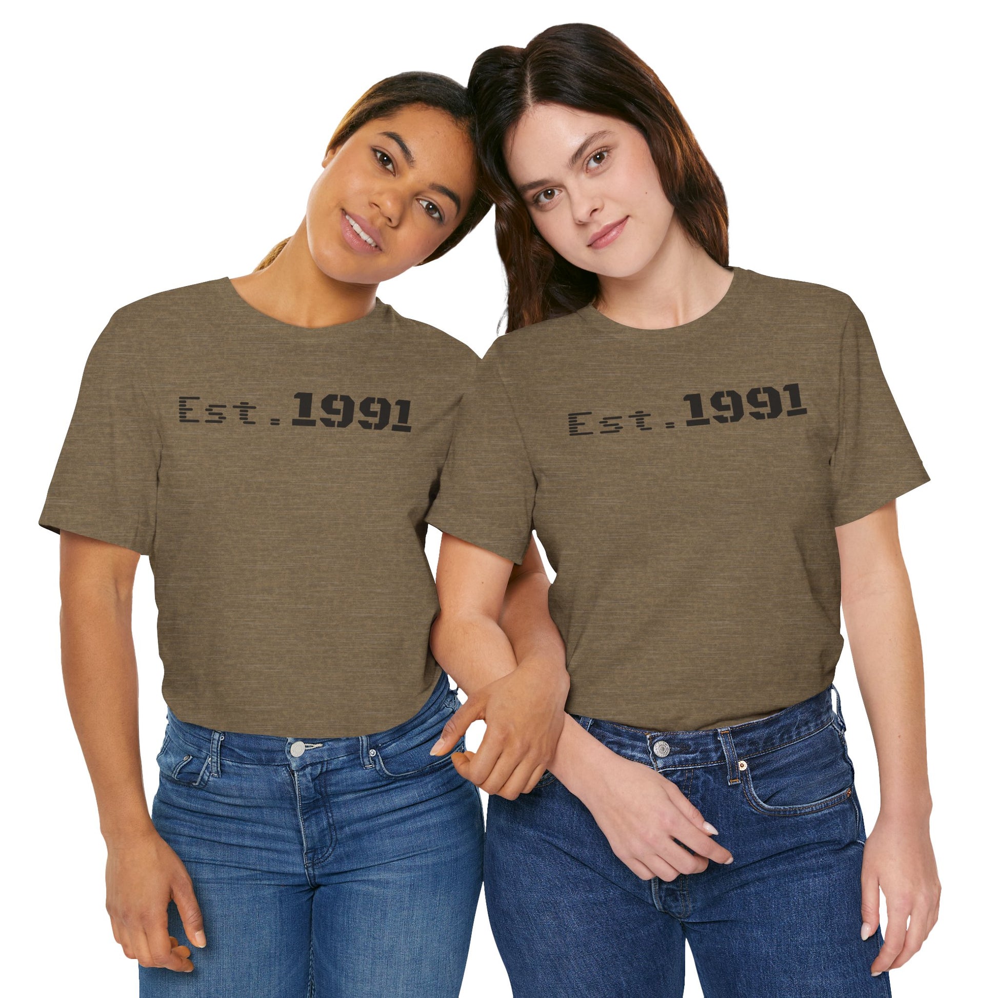 Established 1991 Unisex Jersey Tee | Vintage Anniversary Gift | Casual Wear, Birthday Shirt, Retro Style, Statement Tee, Gift for Him/Her - TRV