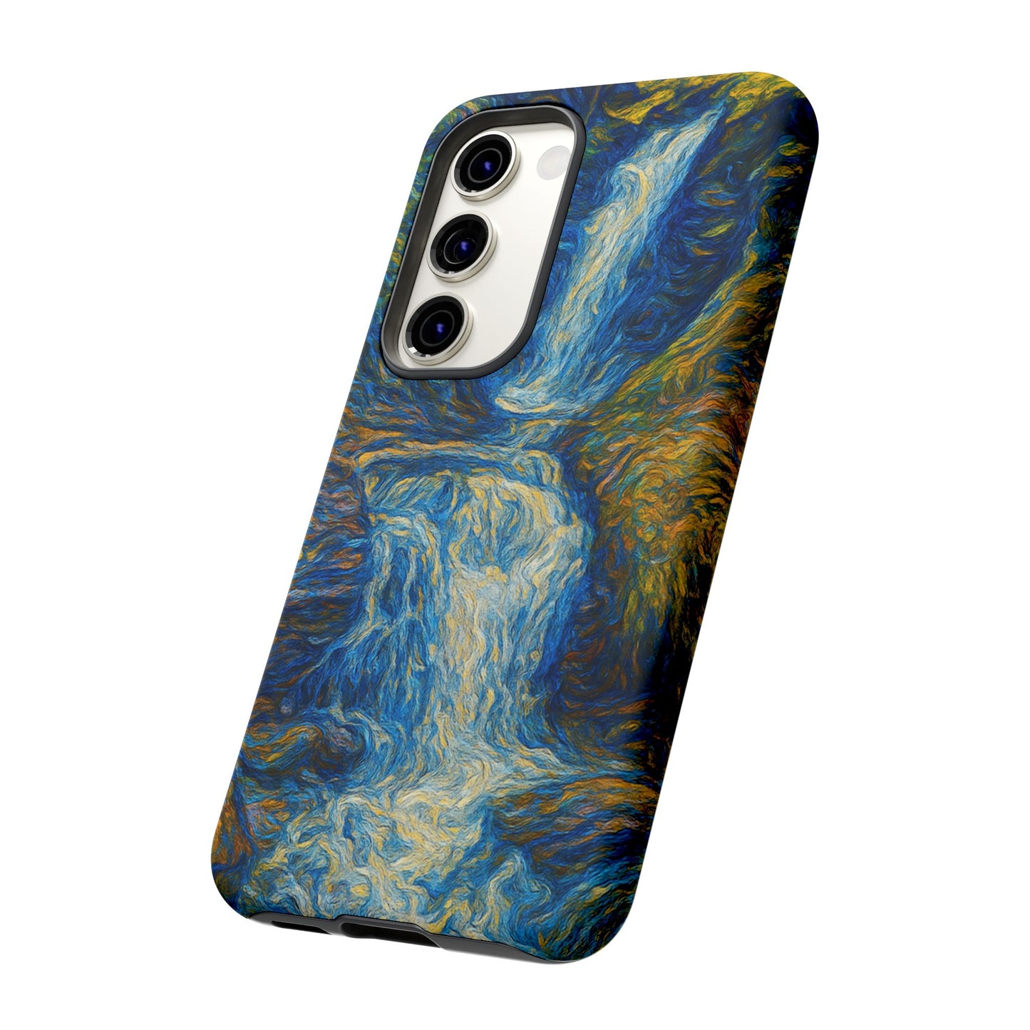 Artistic Phone Case - Waterfall Design, Unique Gift, Phone Accessory, Nature Lover, Original Artwork - TRV