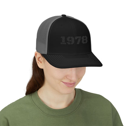 Custom Embroidered Snapback Trucker Cap | Birthday Gift, Fashion Accessory, Casual Wear, Unisex Gift, Vintage Style Hat - TRV