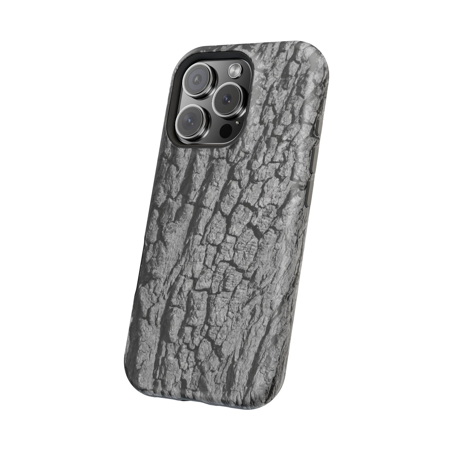 Bark Texture Magnetic Impact Phone Case