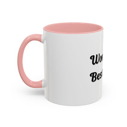 World's Best Dad Accent Coffee Mug - Perfect Gift for Father's Day - TRV