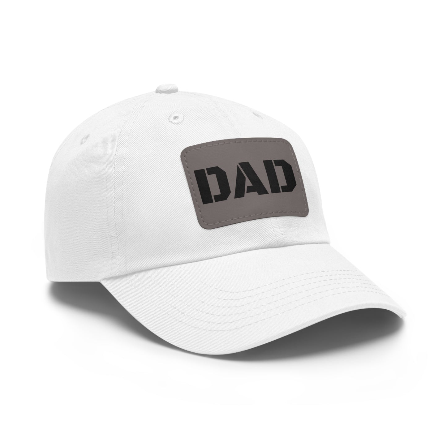 Stylish Dad Hat with Leather Patch | Perfect Gift for Fathers Day, Casual Wear, Dad's Birthday, Outdoor Activities