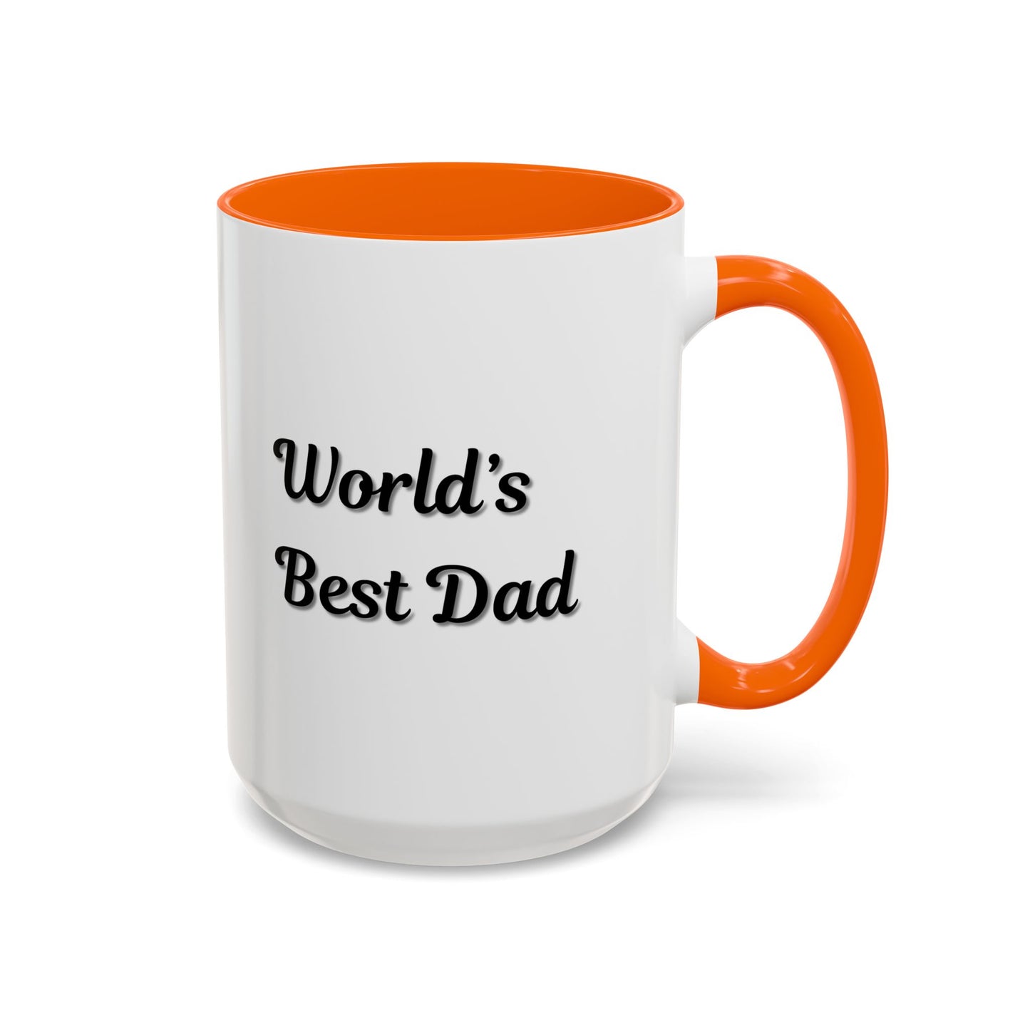Father's Day Accent Mug, Best Dad Coffee Cup, Father's Day Gift, Novelty Mug, Ceramic Mug, Father's Day Present