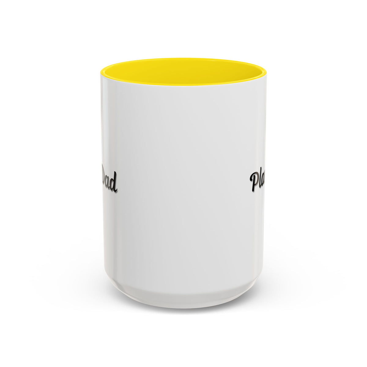 Black-handle Plant Dad coffee mug with plant illustrations, 11oz, perfect for plant lovers and gift-giving.