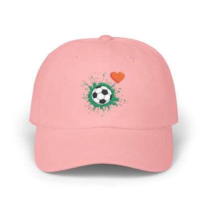 Soccer Love Dad Cap | Perfect Gift for Sports Lovers, Father's Day, Outdoor Events, Casual Wear, Adjustable Cap - TRV