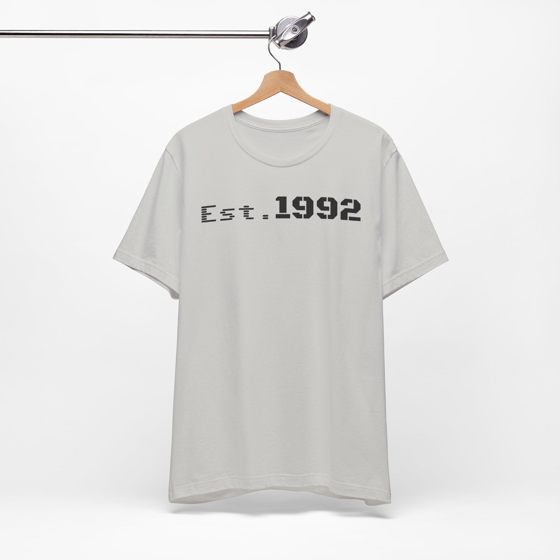 Est. 1992 Unisex Jersey Tee - Retro Birthday Gift, Casual Wear, Cool Vintage T-Shirt, Gift for Him, Gift for Her - TRV
