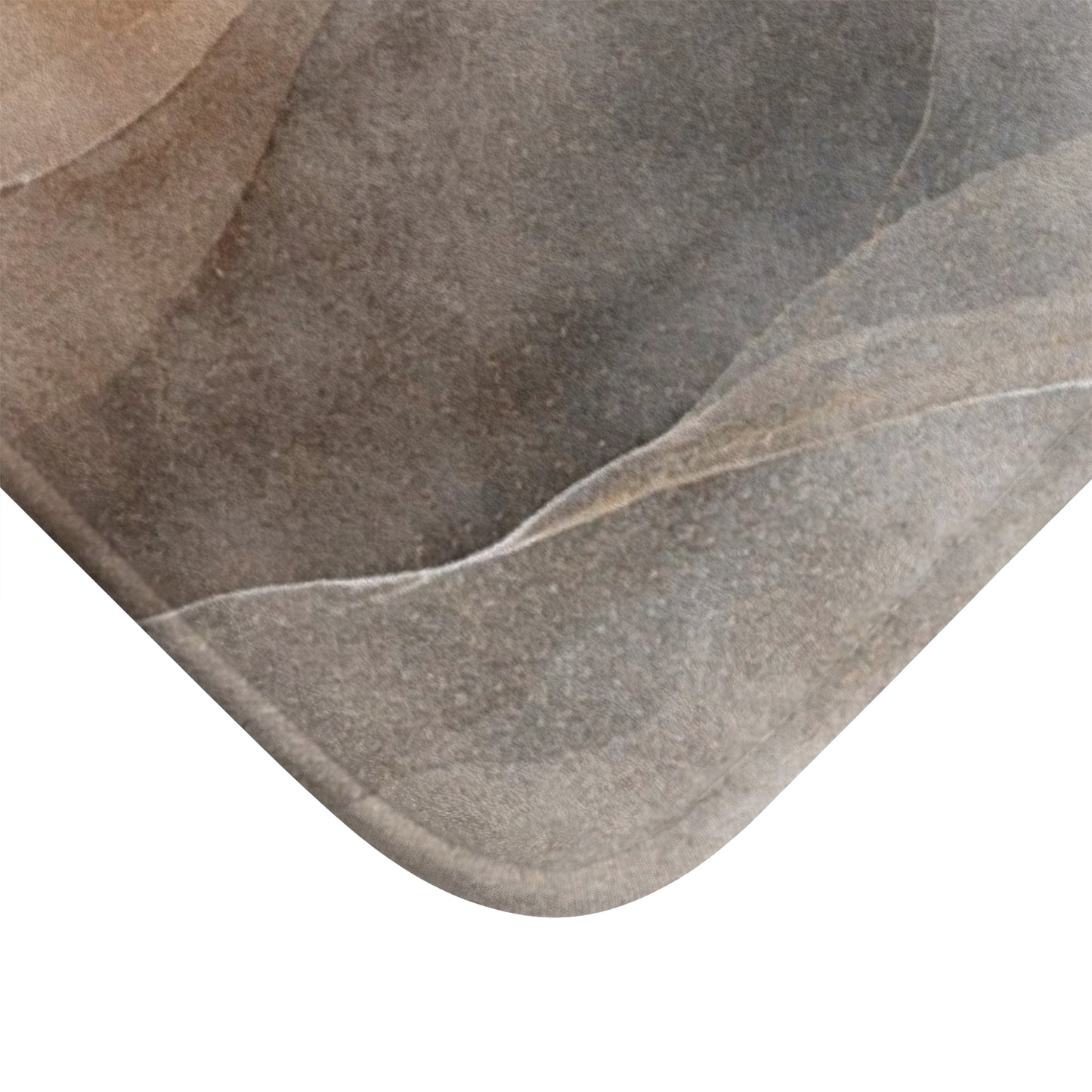 Neutral Watercolor Abstract Bath Mat | Earth Tone Bathroom Rug