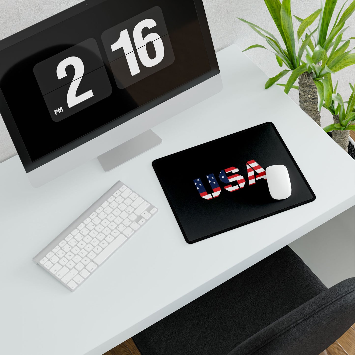 Patriotic Desk Mat | Desk Accessories for Home Office, USA Pride, Gamer Gear, Workstation Decor, Unique Gifts
