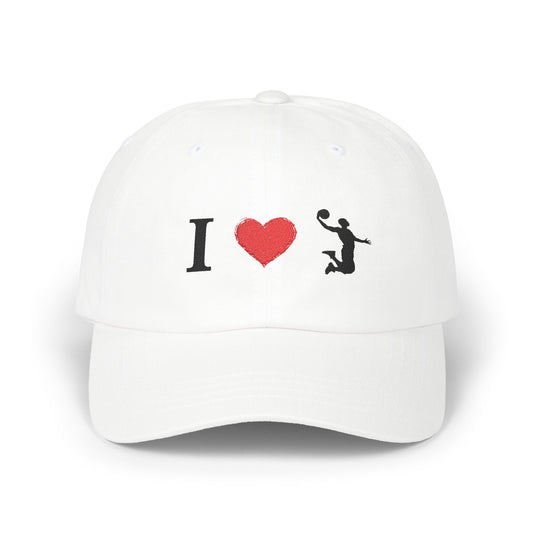 I Love Basketball Dad Cap, Casual Hat for Dads, Gift for Father's Day, Sports Lover Cap, Family Outing Accessory, Everyday Wear - product image