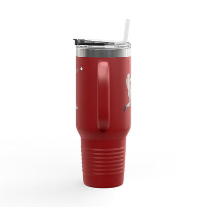 Insulated Baseball Travel Mug, 40oz - Perfect for Sports Fans, Coffee Lovers, Kids and Adults, Gift for Teachers, Graduations, Birthdays