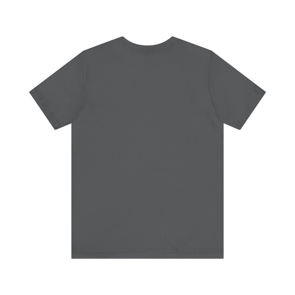 Romania flag T-shirt by Printify featuring a minimal waving tricolor design on a casual T-shirt.