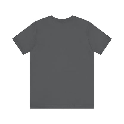 Romania flag T-shirt by Printify featuring a minimal waving tricolor design on a casual T-shirt.