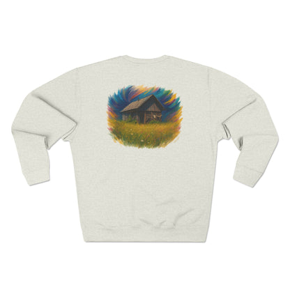 Cozy Dreamers Unisex Crewneck Sweatshirt, Artistic Sweatshirt, Gift for Nature Lovers, Vintage Vibe Apparel, Comfortable Layer, Casual Wear - TRV