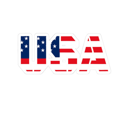 USA Kiss-Cut Stickers - Patriotic Decals for Laptops, Water Bottles, Journals, Car Bumper - Independence Day, Memorial Day, Veterans Day