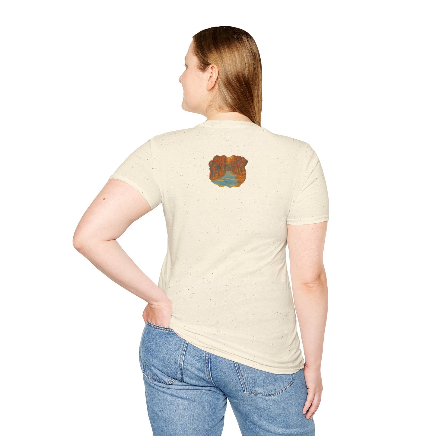 Autumn Pathway Unisex Softstyle T-Shirt, Cozy Fall Shirt, Nature Lover Tee, Scenic Route Top, Gift for Hikers, Casual Wear, Outdoor [...]