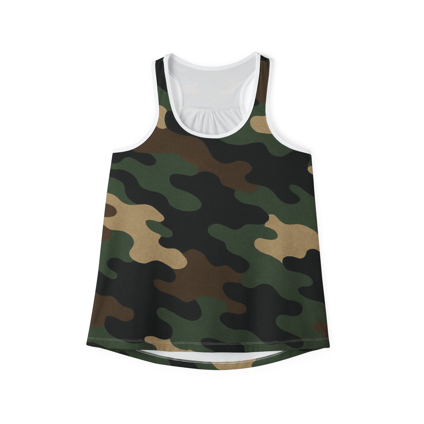 Camo Women's Tank Top, Stylish Fitness Wear, Summer Outfit, Outdoor Activities, Casual Tank for Women, Gift for Her - TRV