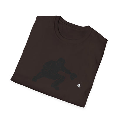 Baseball Catcher Unisex Softstyle T-Shirt, Sports Apparel, Gift for Athletes, Workout Gear, Casual Wear, Special Occasions