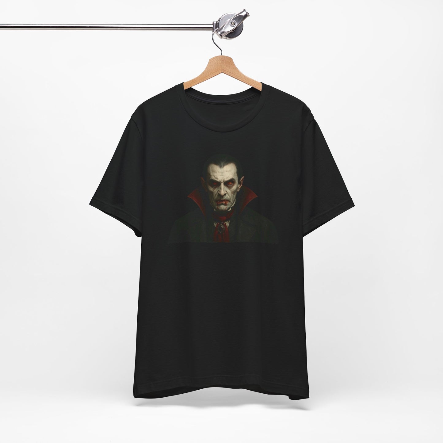 Vampire Graphic Tee, Spooky Halloween Shirt, Unisex Halloween Apparel, Gothic T-Shirt, Dark Aesthetic Fashion