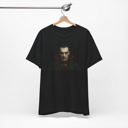 Vampire Graphic Tee, Spooky Halloween Shirt, Unisex Halloween Apparel, Gothic T-Shirt, Dark Aesthetic Fashion