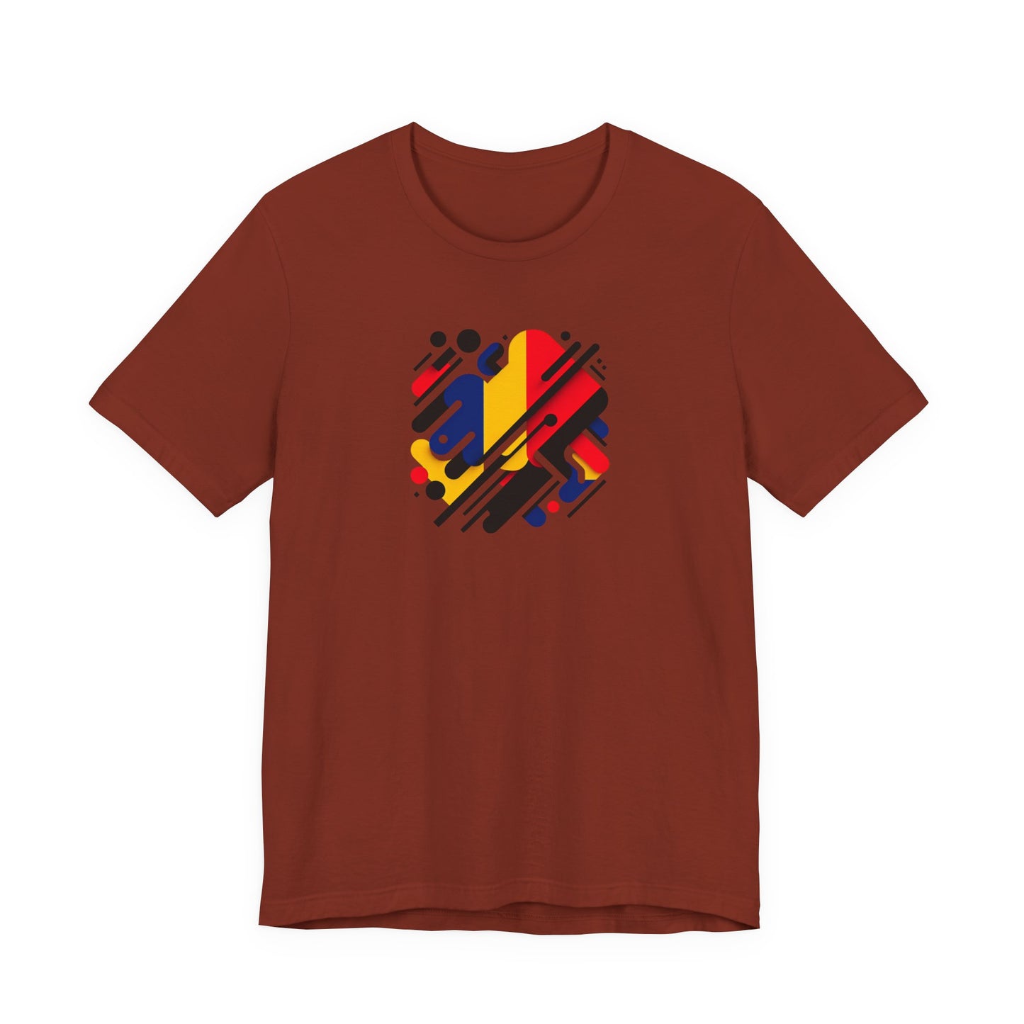Artistic Heart Unisex Jersey Tee - Vibrant Graphic Tee, Casual Wear, Gift for Art Lovers, Birthday Surprise, Everyday Comfort - TRV
