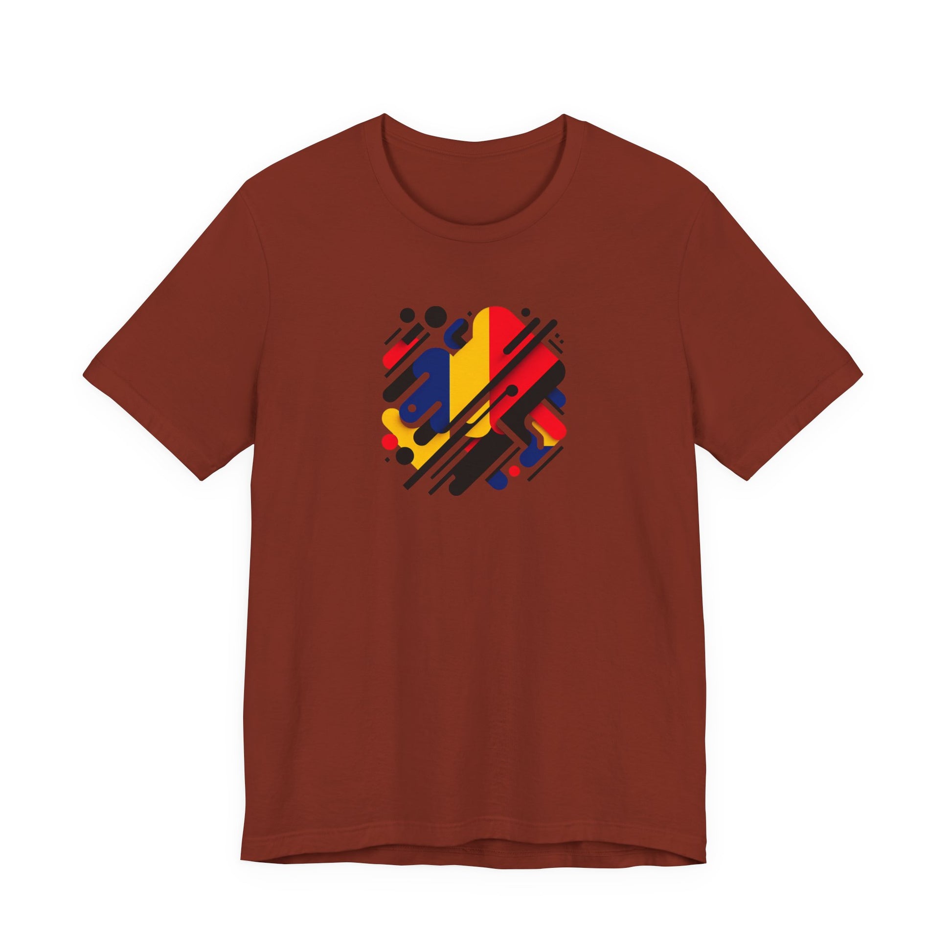 Artistic Heart Unisex Jersey Tee - Vibrant Graphic Tee, Casual Wear, Gift for Art Lovers, Birthday Surprise, Everyday Comfort - TRV