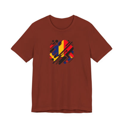 Artistic Heart Unisex Jersey Tee - Vibrant Graphic Tee, Casual Wear, Gift for Art Lovers, Birthday Surprise, Everyday Comfort - TRV