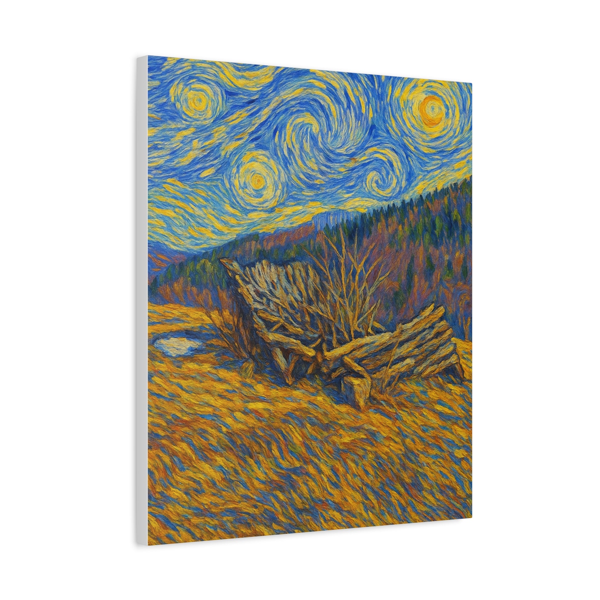 Artistic Van Gogh Style Canvas Wall Art, Nature Inspired Decor, Home Aesthetic, Gift for Art Lovers, Gallery Wall Piece, Living Room Decor, [...] - TRV