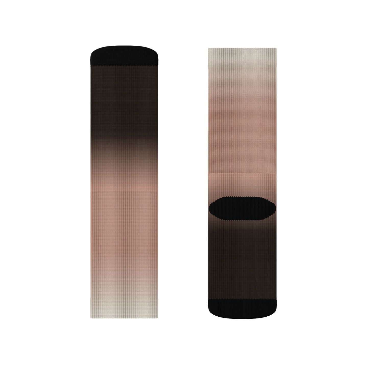Neutral Ombre Gradient Socks | Sublimation Socks