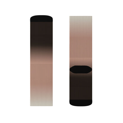 Neutral Ombre Gradient Socks | Sublimation Socks