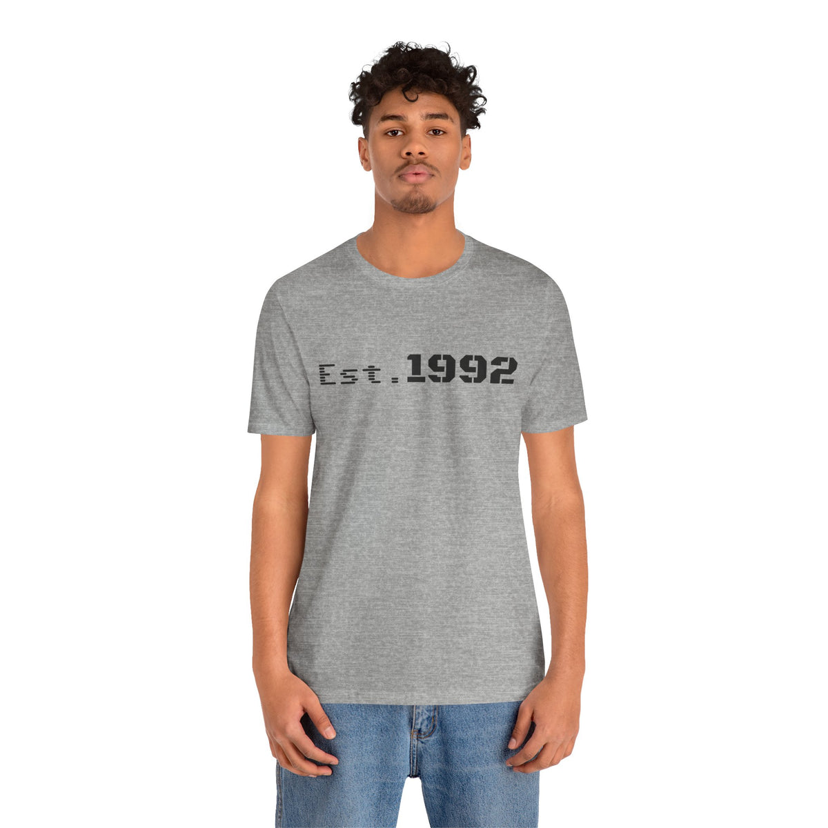 Retro vintage Est. 1992 T-shirt by Printify featuring classic design and comfortable cotton fabric.