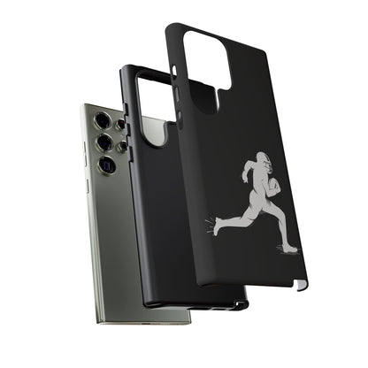 Football Player Phone Case, Tough Cases, Sports Phone Cover, Gift for Athletes, iPhone & Samsung Accessories, Running Player Design - TRV